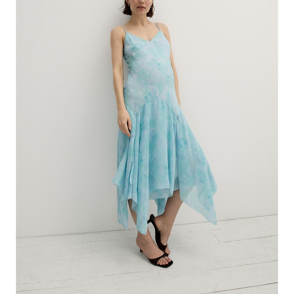 Hatch 'The Annette' Blue Sleeveless Dress Size 3